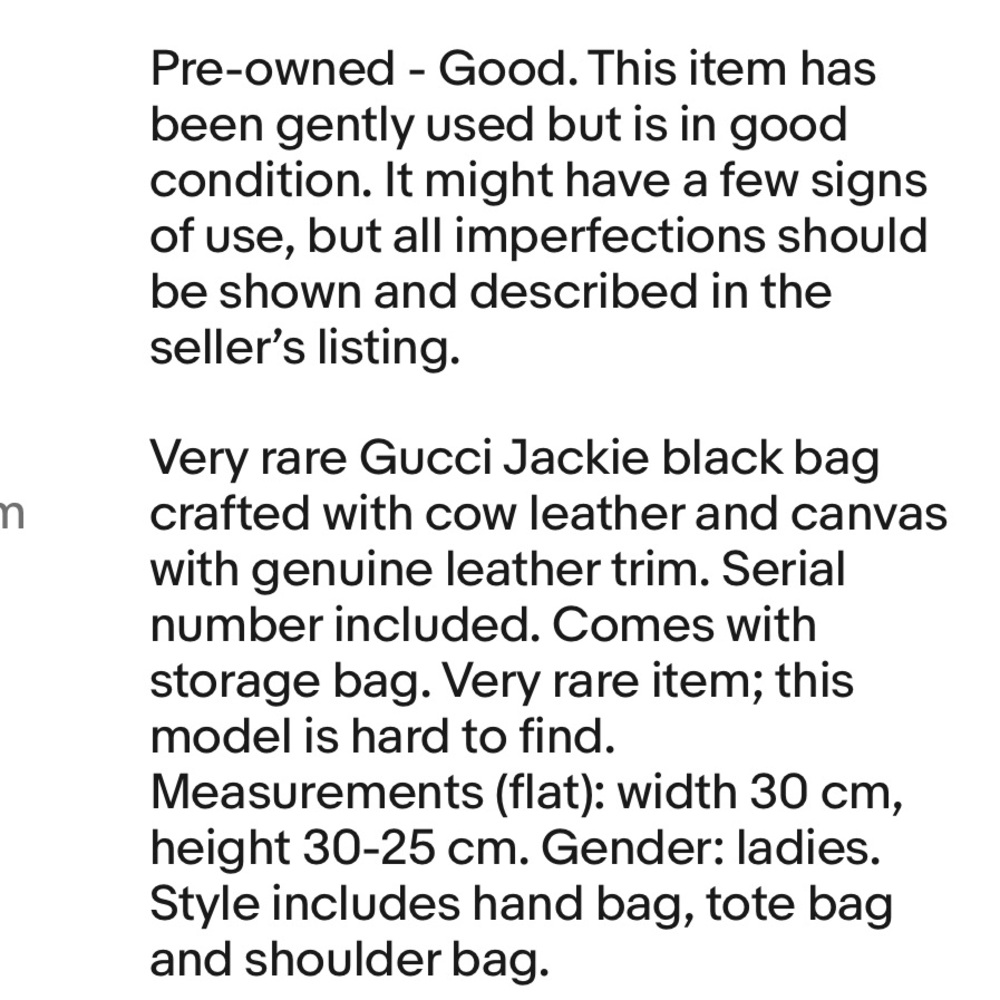 Gucci Black Hobo Bag with Gold Accents - Picture 9 of 9